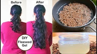 Flaxseed Gel for Fast Hair Growth - Get Long Hair in 30 days, Regrow Hair from roots, No Hair Loss