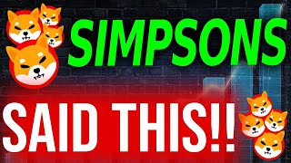 The Simpsons Just LEAKED A New Price Target In JANUARY!! - Shiba Inu Coin News Today