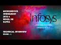 INFOSYS | Java microservice spring boot real time interview