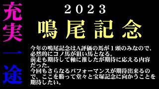 【ゼロ太郎】「鳴尾記念2023」出走予定馬・予想オッズ・人気馬見解