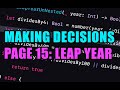 Making Decisions: Page 15 Leap Year (2021)