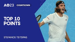 Stefanos Tsitsipas | Top 10 Points | Australian Open 2023