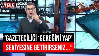 Enver Aysever, gazeteci Sayime Başçı'nın polisler tarafından evinin basılmasına ateş püskürdü