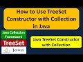 How to Use TreeSet Constructor with Collection in Java | Java Collection Framework