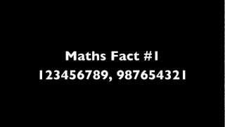 Maths Facts #1 - 123456789, 987654321