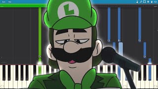 Luigi's Lament - Piano Tutorial - mashed