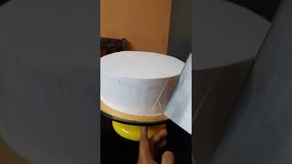 simple cake decoration with russian nozzle #jayasreevj #shorts