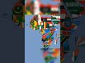 Africa now vs then #countryballs #memes #aimation #mapping #shorts #now #then # Europe