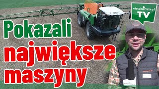 Niemiecki sprzęt w trasie po Polsce. Potężny rozsiewacz ZG-TX oraz opryskiwacz Pantera od Amazone