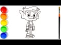 How to draw Beast Boy - Asan Study