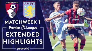 Bournemouth v. Aston Villa | PREMIER LEAGUE HIGHLIGHTS | 8/6/2022 | NBC Sports