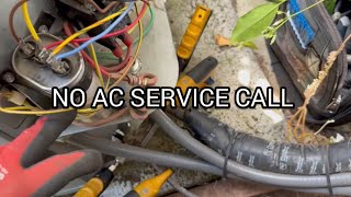 No AC Service Call - Full Diagnostic - Tests and Tips! #HVAC