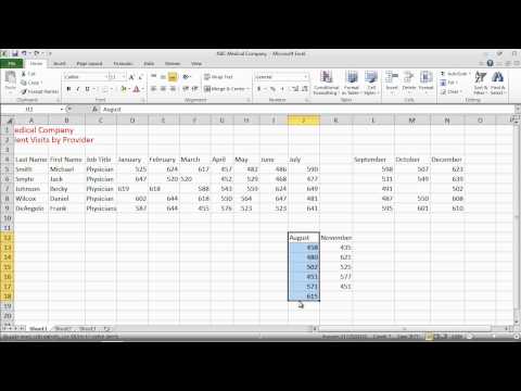 Основы Excel 2010 — управление и перемещение ячеек.mov