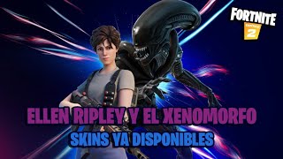 Ripley y un Xenomorfo son Teletransportados al Universo de Fortnite [Alien x Fortnite]