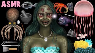 [ASMR | 스톱모션] How to transform a zombie mermaid into a human  | The Little Zombie Mermaid🧜‍♀️