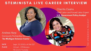 STEMinista Live Interview - Charita \u0026 Andrea