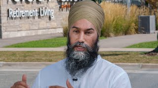 Singh pledges to end for-profit long-term care if elected