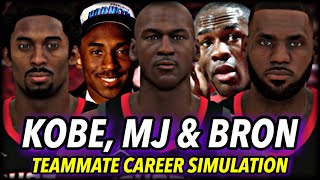 I Put LEBRON, JORDAN & KOBE on the SAME TEAM on NBA 2K21... | Teammates Career Simulation