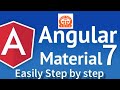 how to setup angular material 7 with angular 7 in Easy Steps with example | TechTechTuts