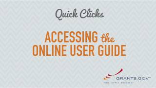 Quick Clicks Accessing The Online User Guide