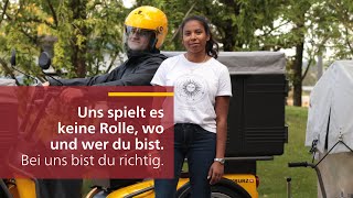 Uns spielt es keine Rolle, wo und wer du bist. Bei uns bist du richtig. | Post von morgen