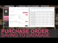PHP Project: How To Insert Data Record to MySQL Database from Purchase Order Form using PHP PDO