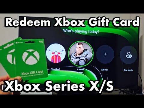 How to Redeem an Xbox Gift Card