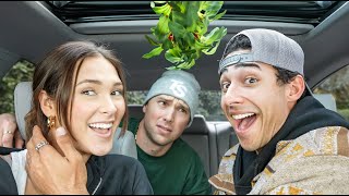 MISTLETOE PRANK ON HER BROTHER!!! *UNEXPECTED REACTION*