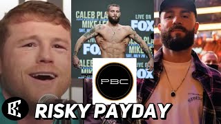 CANELO ADMITS CALEB PLANT & UNDISPUTED "RISKY"