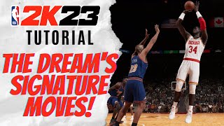 The BEST POST-UP COMBOS in NBA 2K23 ft. Hakeem Olajuwon's Signature Moves!