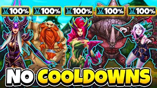 League of Legends but everyone has 100% CDR (COOLDOWNS ARE DISABLED)