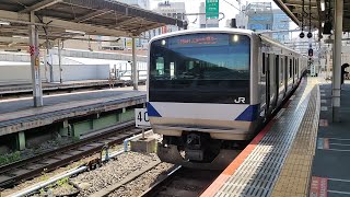 552.上野駅に到着する常磐線E531系