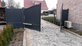 smego aluminium poort met eigen profiel