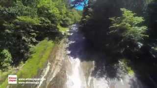 Canyoning waterfall  With Drone View in Japan  キャニオニングドローン