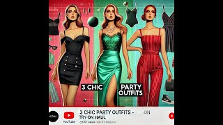 3 Chic Party Outfits | Try-On Haul 🎉✨