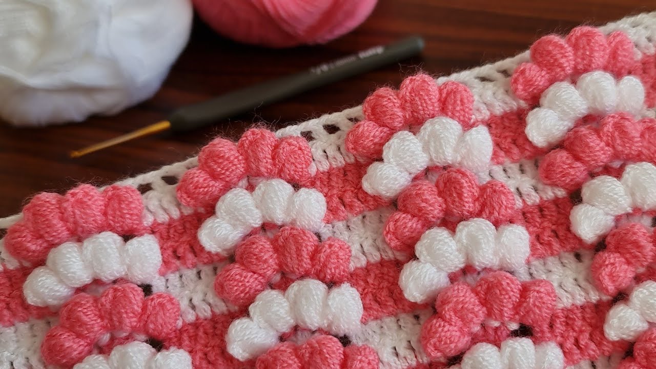 Very Easy Very Stylish 3d Baby Blanket Crochet Knitting - Çok Kolay Şık ...