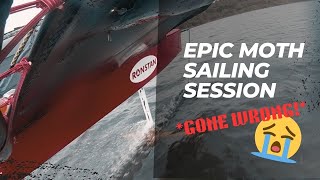 Epic Moth Sailing Session, Gone Wrong!