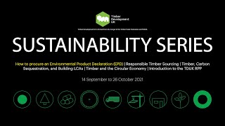 TDUK Sustainability Series - How to procure an Environmental Product Declaration (EPD)