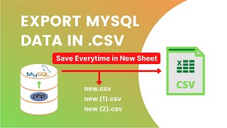 Export MySql Database Data in CSV File using PHP