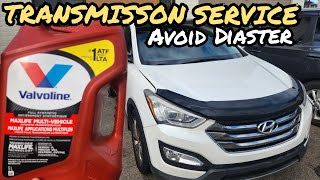 Hyundai Santa Fe 2013 to 2018 - Transmission Fluid Change