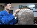 Wonderful! The process of making pottery. The best potter in Korea