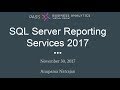 What's new SQL Server 2017 Reporting Services