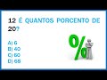 🔥 Alguns ainda não sabem resolver porcentagem!!! Você consegue???