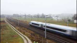 Testy Pendolino w Polsce - 23.11.2013 - 282 km/h!