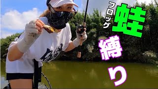 釣りガールのフロッグ縛りな1日 🐸