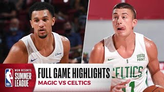 MAGIC at CELTICS | NBA SUMMER LEAGUE | FULL GAME HIGHLIGHTS