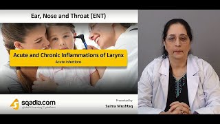 Acute and Chronic Inflammations of Larynx - Acute Infections