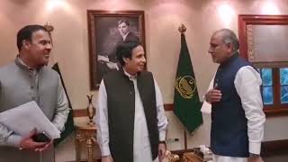 Vice Chairman Overseas Pakistanis Commission Punjab met with Chief Minister Chaudhry Pervez Elahi.