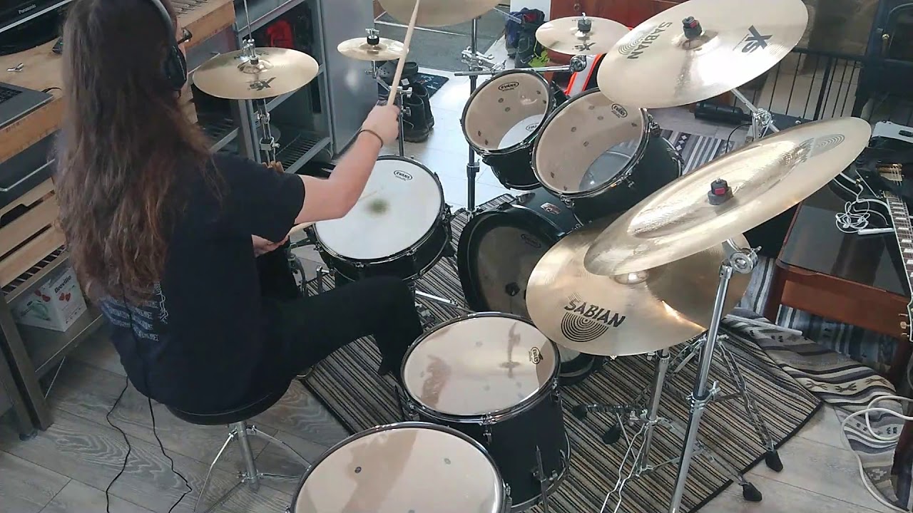 King Of Storms - Ensiferum Drum Cover - YouTube