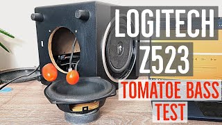 Logitech Z523 Speakers Disassembly \u0026 Bass Tone Test